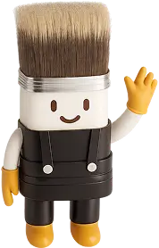 Кисть машет